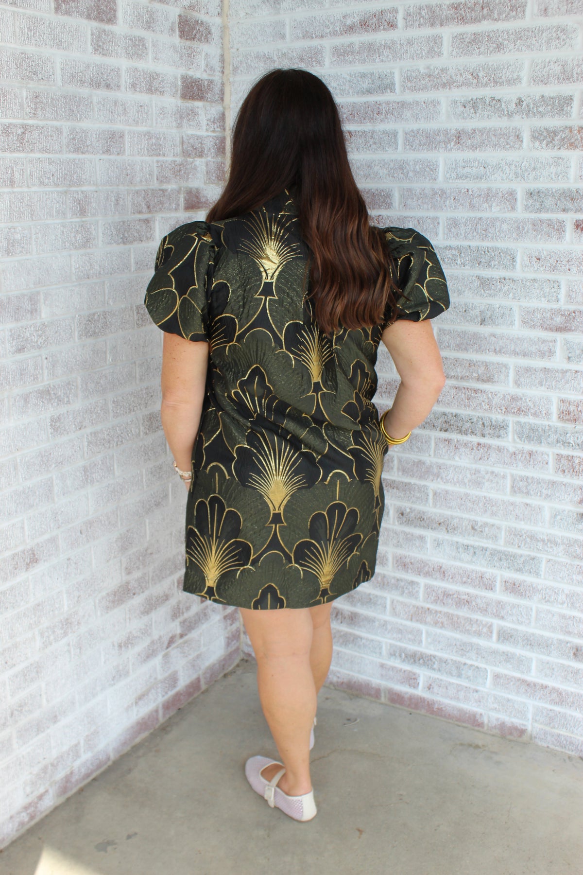 January & May - Always Dreaming Jacquard Mini Dress