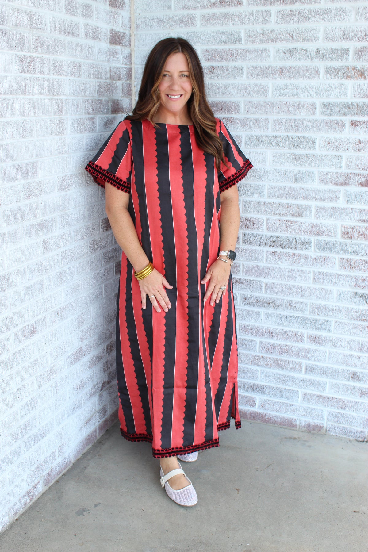 Heart of Grace - Georgia Stripe Marisol Caftan
