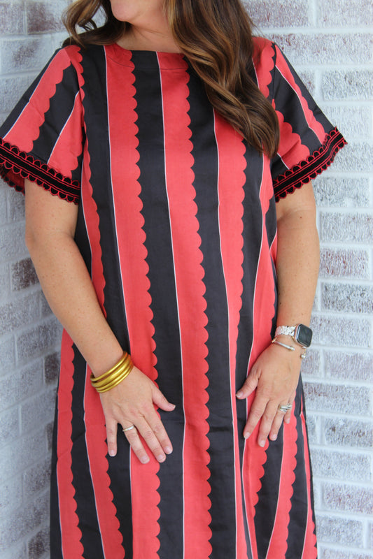 Heart of Grace - Georgia Stripe Marisol Caftan