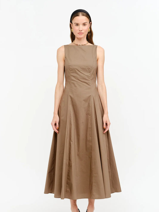Sofie The Label - Iggy Poplin Sleeveless A-Line Midi Dress