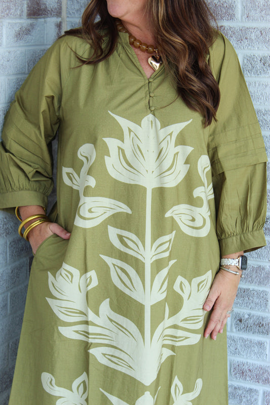 Ready For Love Flower Print Dress