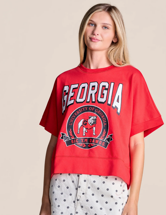 Stewart Simmons - The Crest Dolman Tee | Georgia
